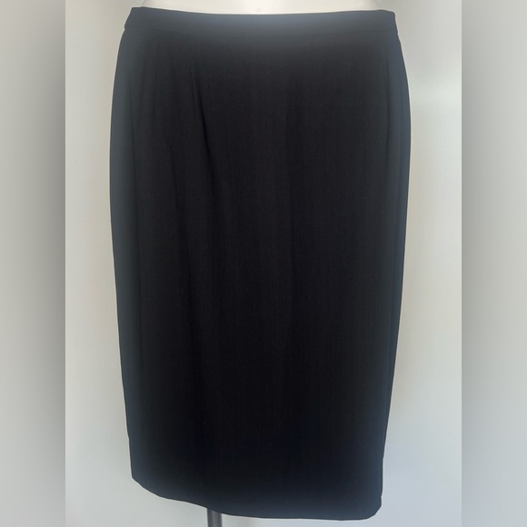 (18) Women’s WORTHINGTON-Black Straight Pencil Skirt Suit Lined one button Zip - Picture 3 of 15